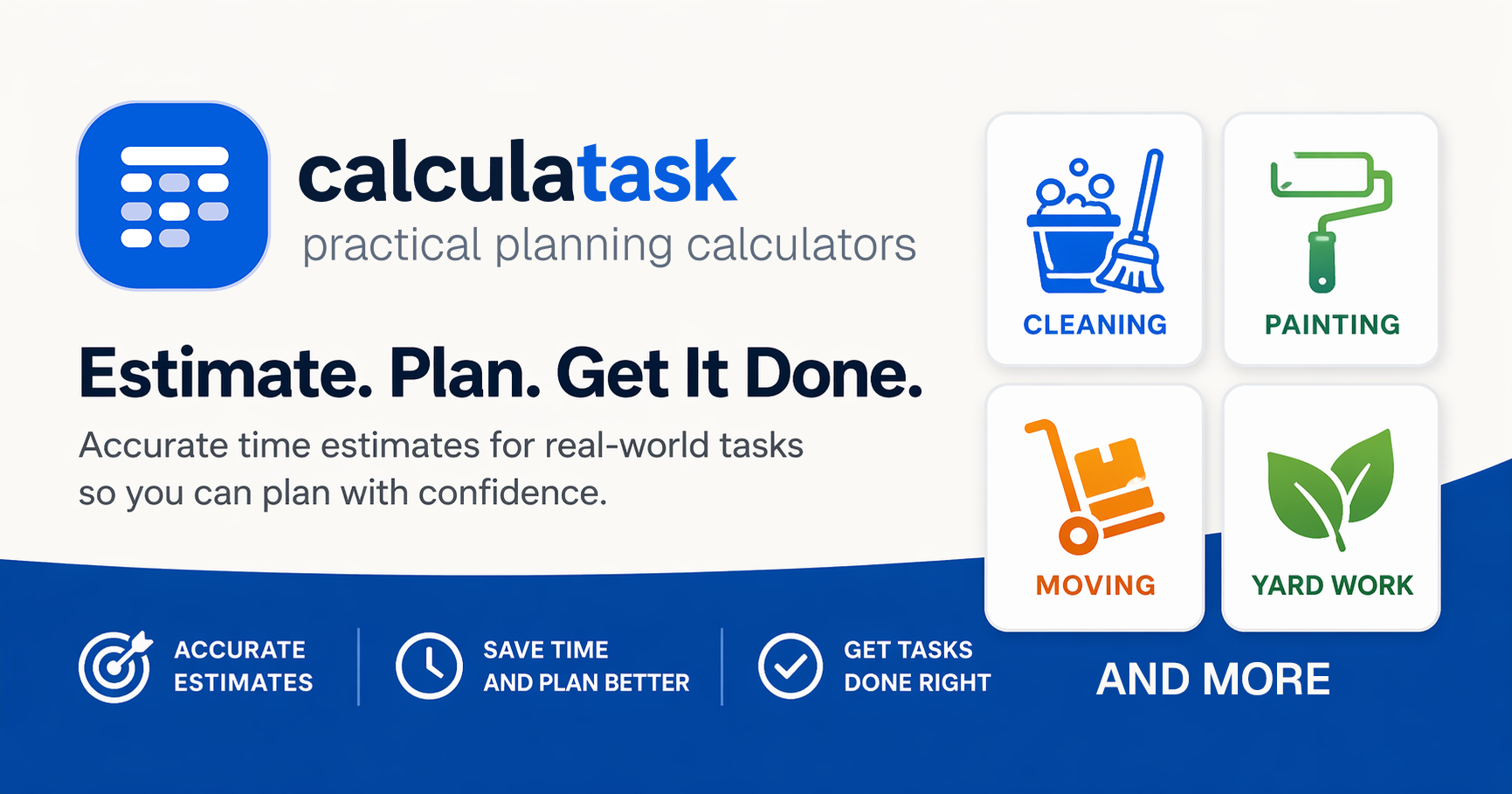 calculatask practical planning calculators